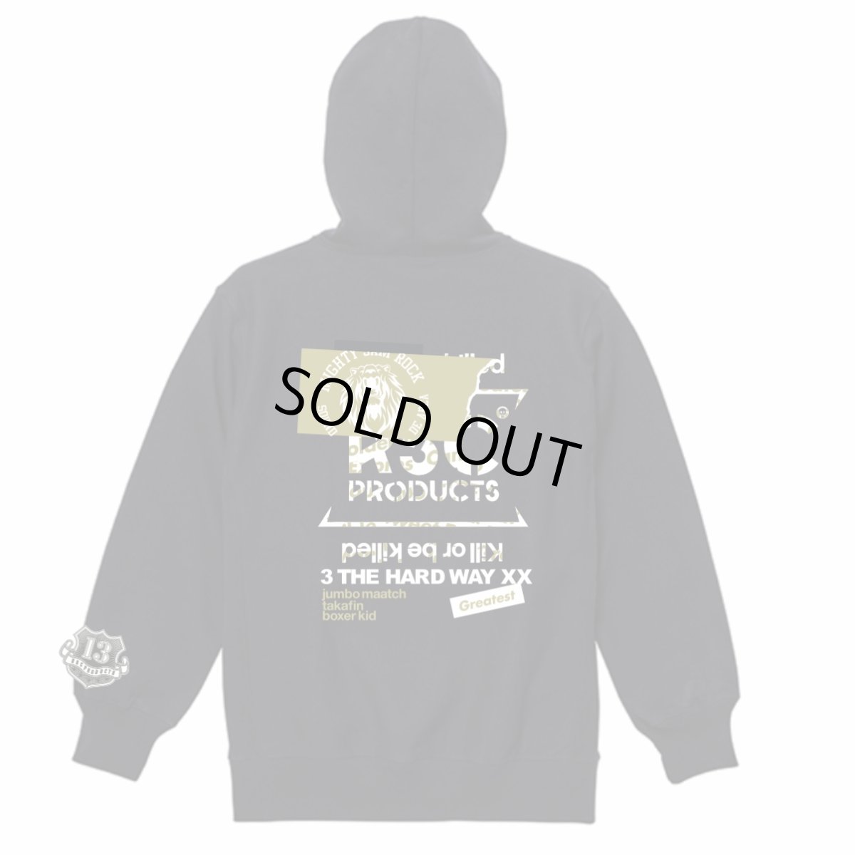 画像3: "RSC products × 3 THE HARDWAY XX" HOODY (3)