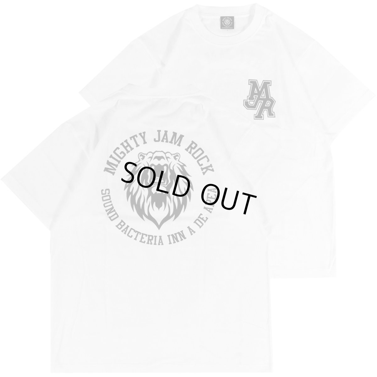 画像1: "MJR & LION LOGO" TEE White (1)