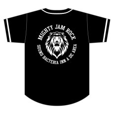 画像2: MJR LOGO ベースボールシャツ（ブラック） (2)